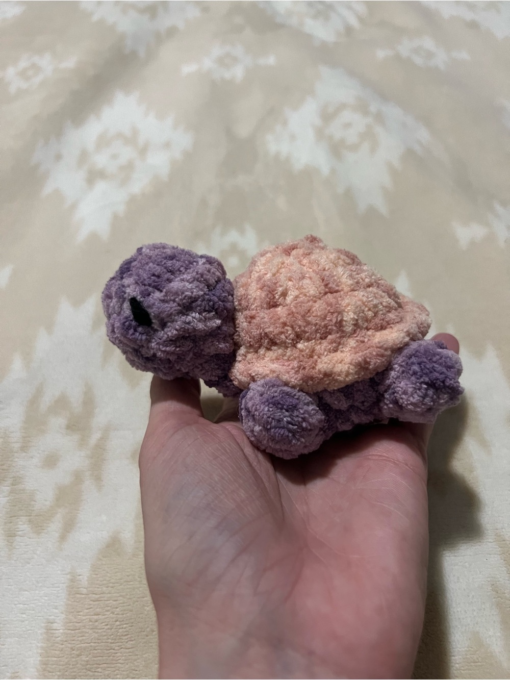 Plush Crocheted Turtle 🐢 - Picture 2 of 5